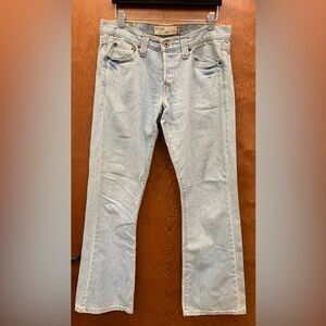 Y2K Levi’s 513 Slouch Bootcut Low rise jeans light wash size 7